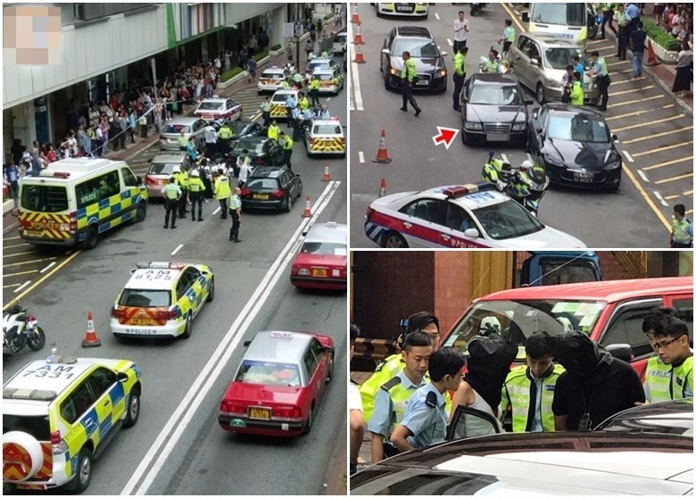 香港:豪車狂飆14公里連撞3車 街頭爆發(fā)追逐戰(zhàn)