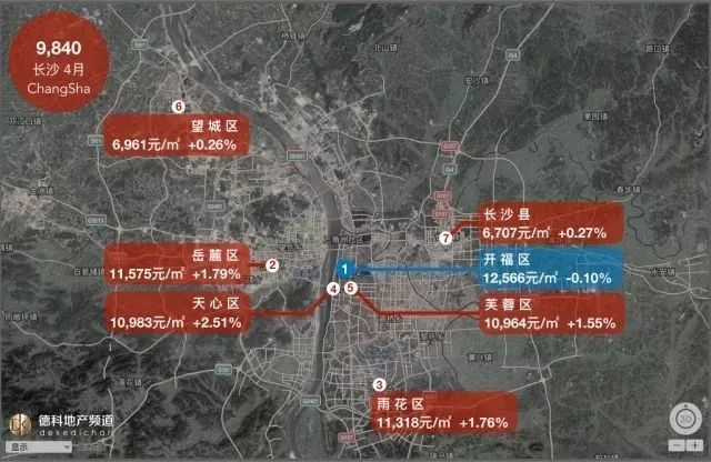 4月全国18座热门城市房价地图出炉,重庆房价11842元\/㎡