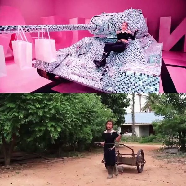 泰国萝莉模仿BLACKPINK，百万剪辑师sense超到位了！