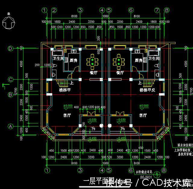 建筑图纸尺寸符号标注图解示例,零基础也能看