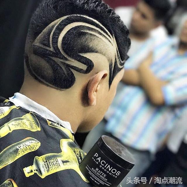 头发纹身,这样的发型不是一般的发型师能做的出来的