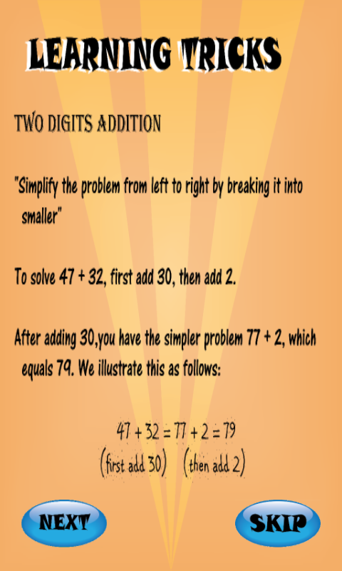 Mental Arithmetic Fun Learning截图3