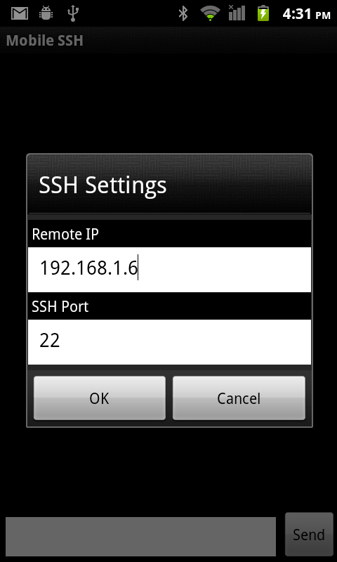 Mobile SSH (Secure Shell)截图2