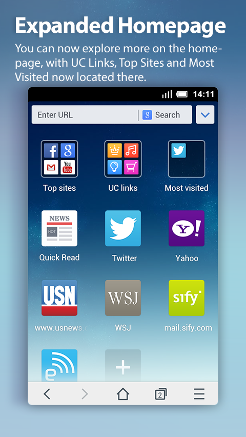 UC Browser Mini for Android截图4