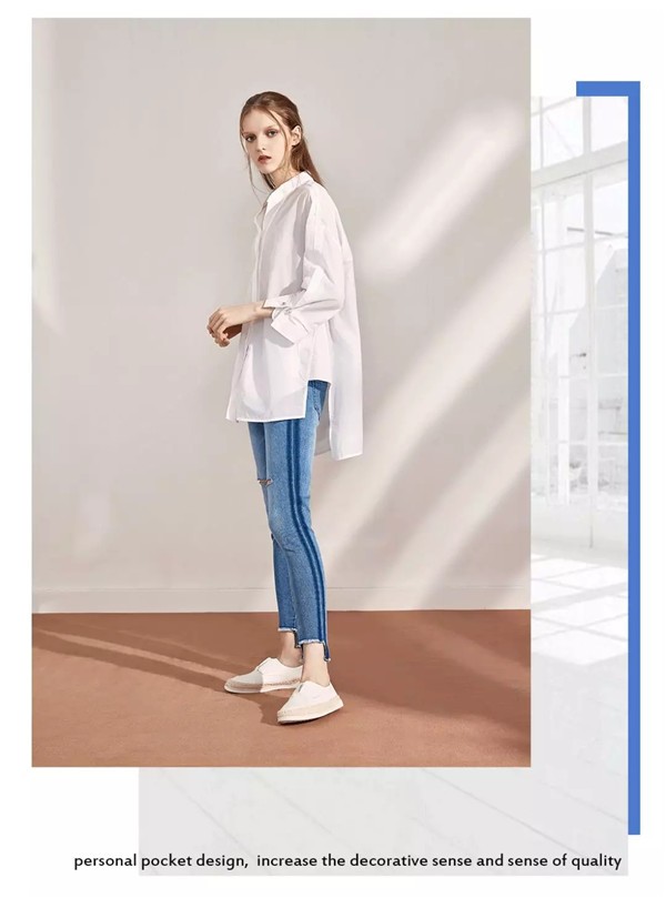 VIS&VIOCO唯弋女装2018春季新款白衬衫流行