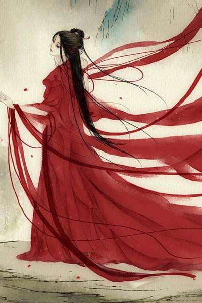 十二星座: 专属的古风红衣女子, 双鱼座美轮美奂