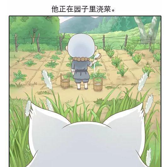 搞笑漫画小和尚为了瞒天过海,假装看不到小狐