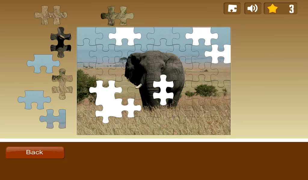 Elephant Jigsaw Puzzle截图8