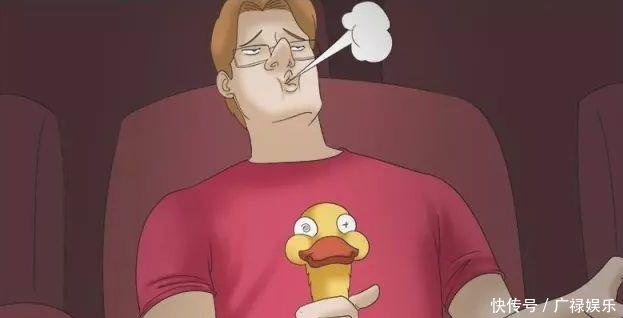搞笑动漫电影院里的鸭子