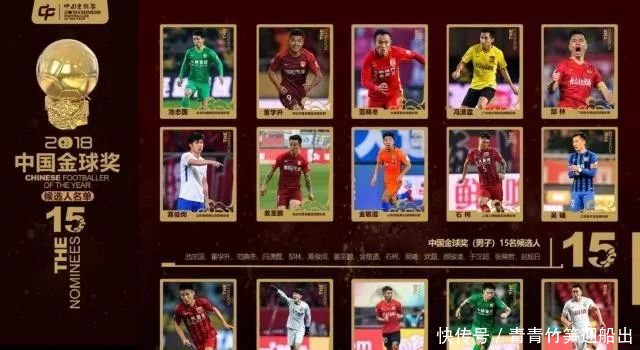 2018中国金球奖候选名单揭晓:上港恒大各3人