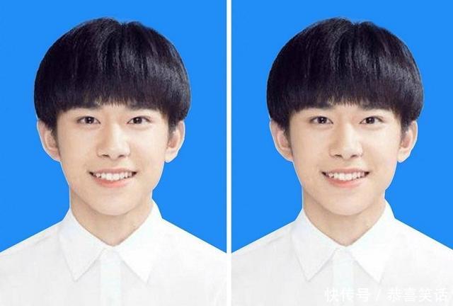 易烊千玺的证件照，周锐的证件照，王俊凯的证件照，还是不一样的