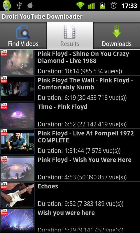 Droid YouTube Downloader截图3