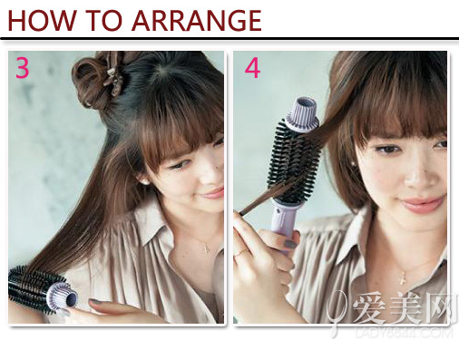 3款DIY<em>卷发棒</em>教程示范无造作感魅惑发型_360