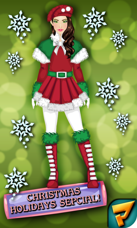 winter holiday dressup