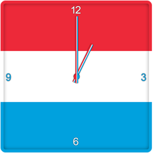 Luxembourg Clock Widget