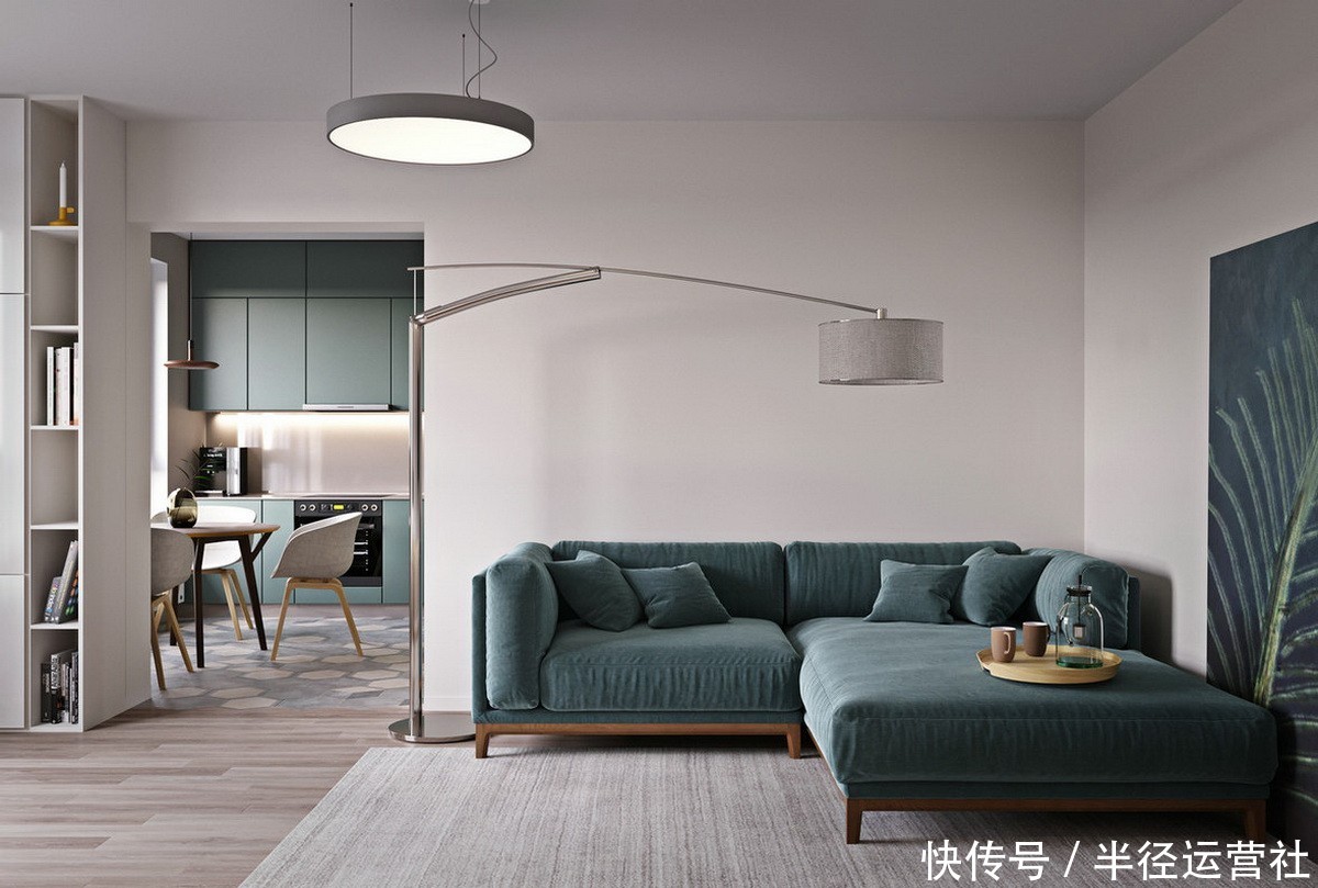 深圳现代公寓装修设计,60平方米跨越多个空间