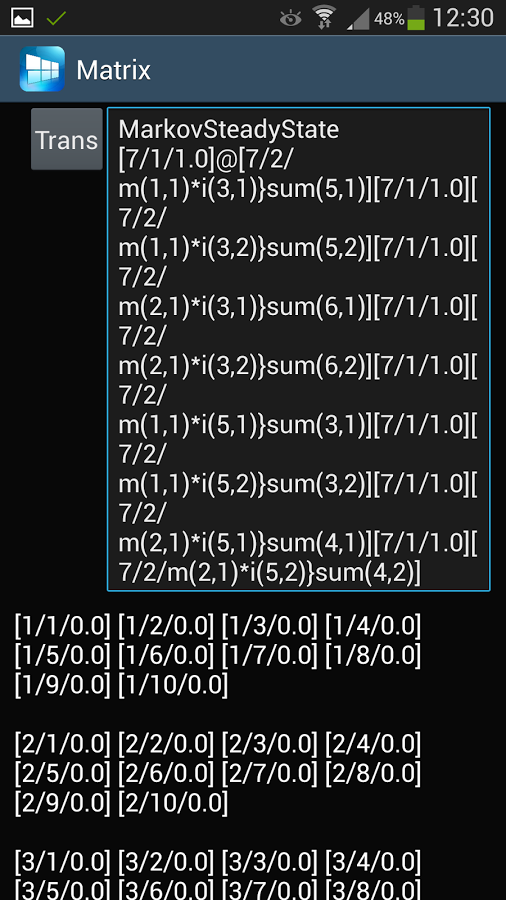 矩陣的科學計算器截图2