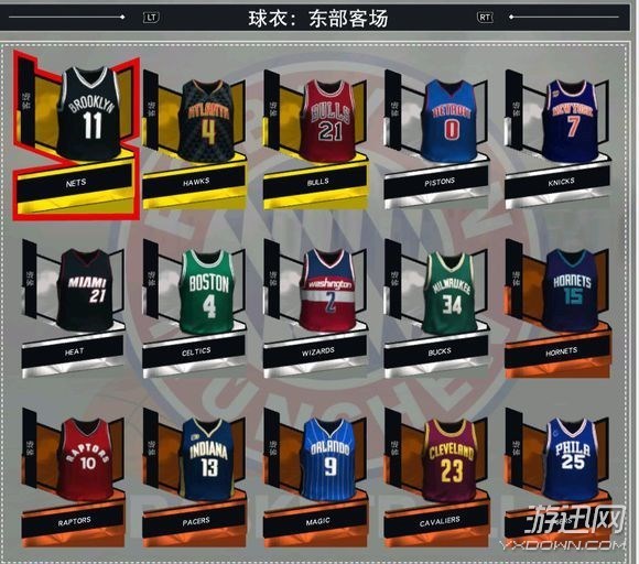 《nba 2k17》游戏全球衣收藏一览