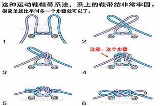 谁知道鞋带比较牢固一些的系法,鞋带老是掉?_