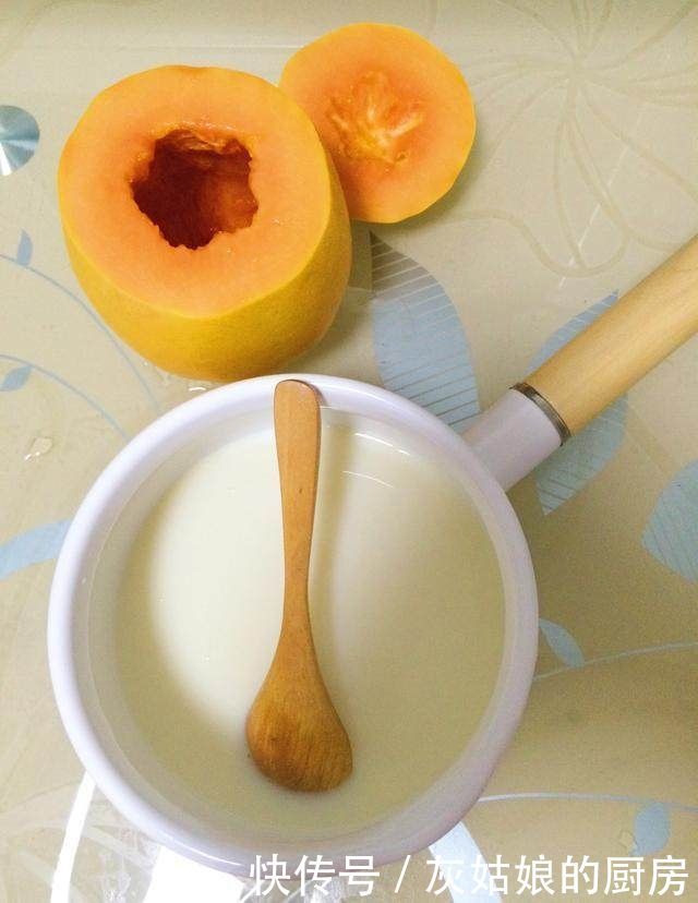 木瓜牛奶新吃法,可当果冻吃哦!