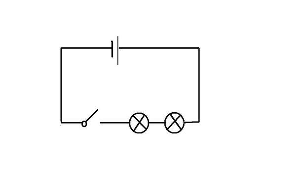 如何画出小灯泡串联的电路图_接线图分享