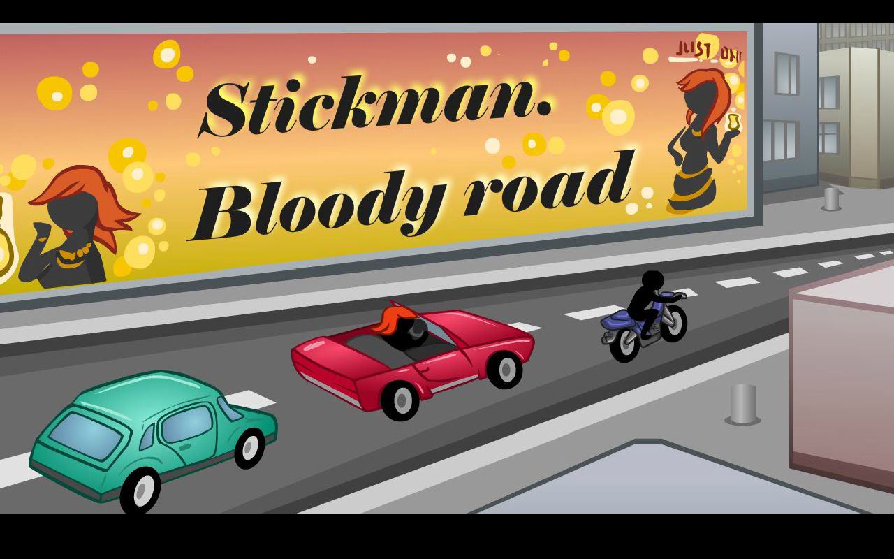 Stickman Bloody road截图1