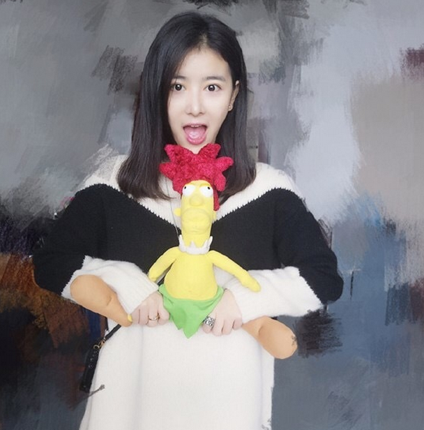 中戏校花撞脸范冰冰 爱锻炼积极投身健身热