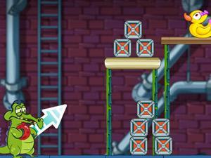 小鳄鱼扔水球,小鳄鱼扔水球小游戏,360小游戏