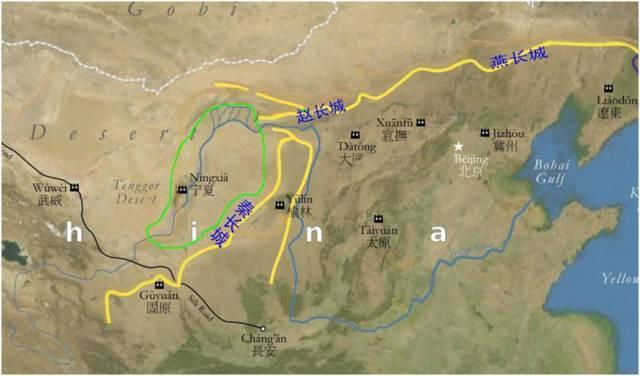 西汉早期版图 除了河套地区-河西走廊与西域之外南方也存在数个地方