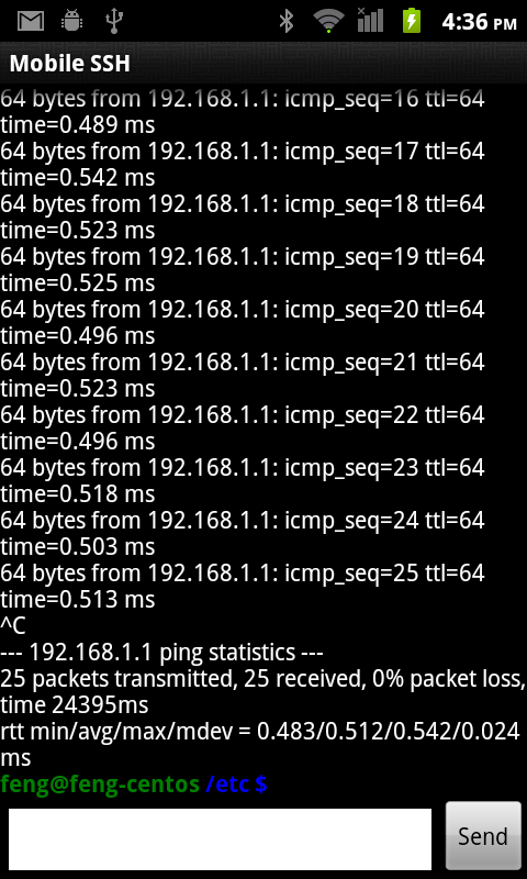 Mobile SSH (Secure Shell)截图14