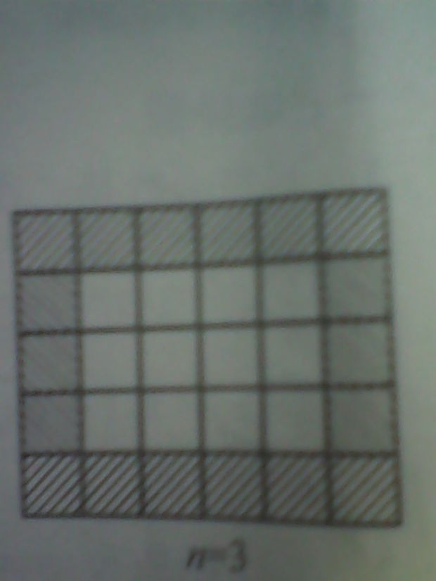如图,有同样规格灰白两色的正方形瓷砖铺设矩