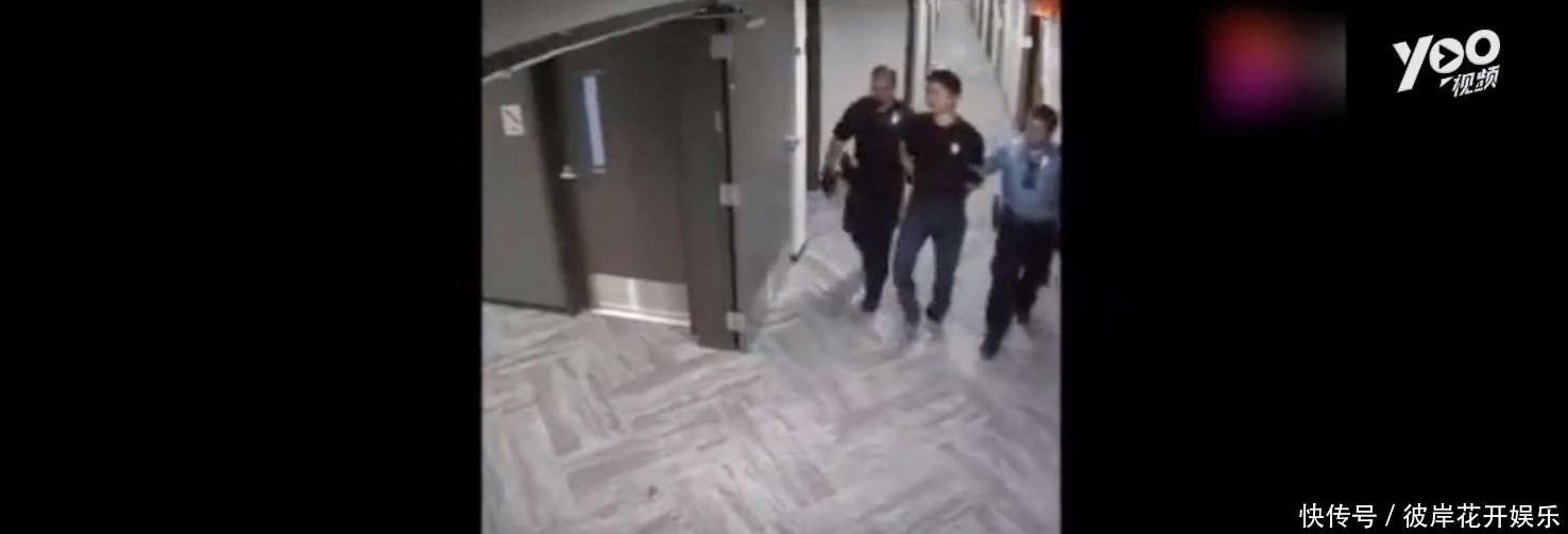 刘强东被警方带走视频曝光:请小心主动扑到你