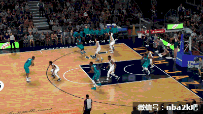 《nba2k18》挡拆三分战术动图演示