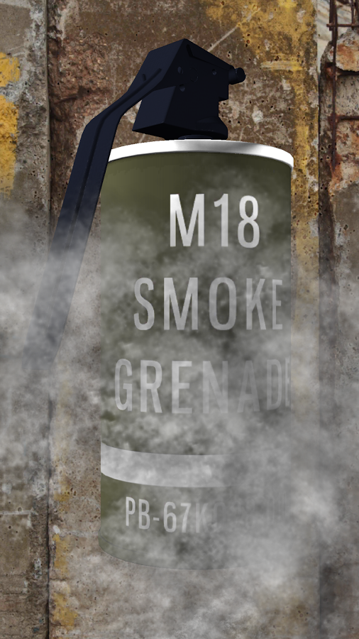 smoke grenade m18 - real gun