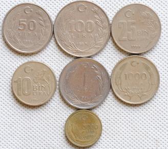 土耳其的硬币是什么样子的