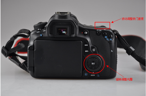 佳能60D M档怎么设置光圈