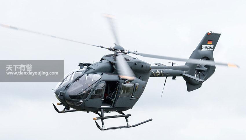 最大起飞重量达3.7吨的德国空客h-145军用直升机