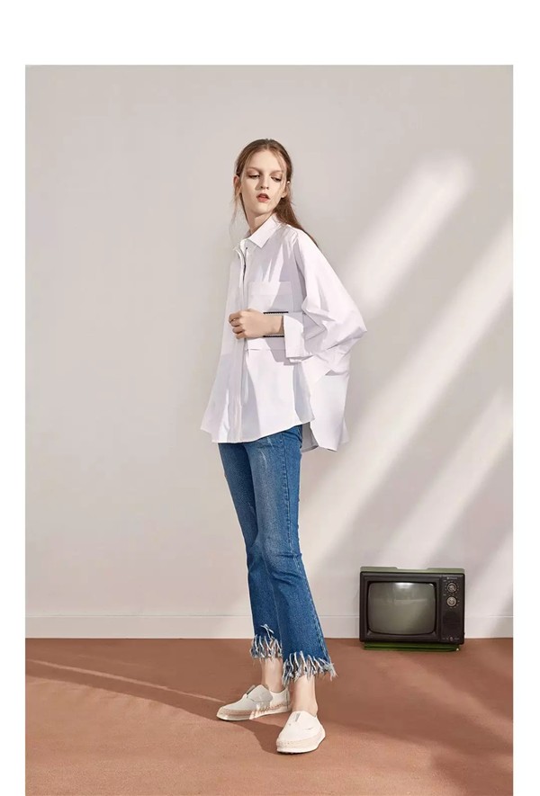 VIS&VIOCO唯弋女装2018春季新款白衬衫流行