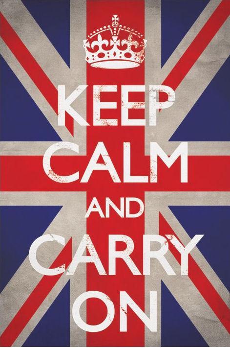 keep calm and carry on book