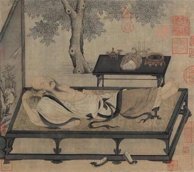 福羲国际展览艺术馆:高清古画局部放大后,局部细节鉴赏
