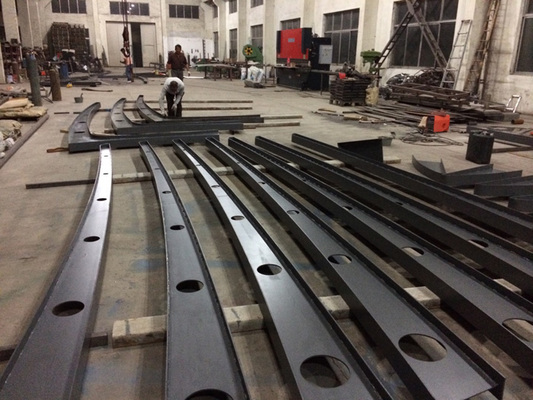 车棚钢架结构施工图怎么画 钢结构门式钢架设计 第1张 车棚钢架结构施工图怎么画 钢结构门式钢架设计 第1张