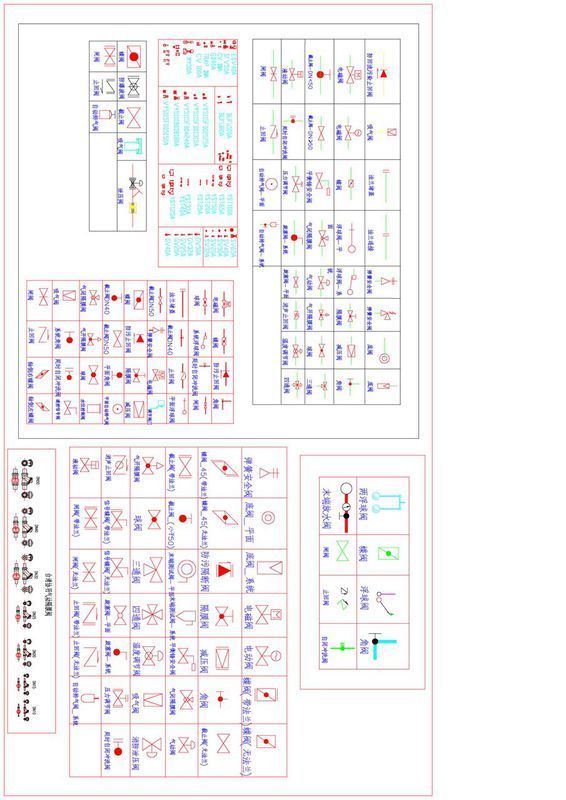 如何查看图纸中的阀门在什么位置、在图纸中怎