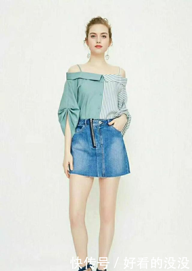 不懂牛仔半裙怎么穿搭,这个夏天还过个6啊!