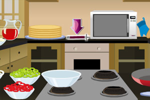 制作香菇火腿披萨,制作香菇火腿披萨小游戏,3