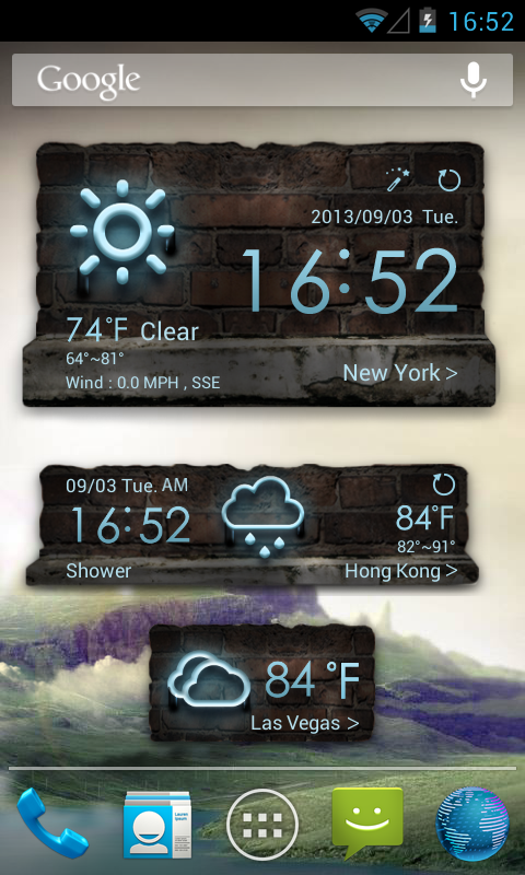 Z Neon Style GO Weather EX截图1