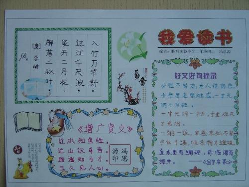 读书小报怎么做