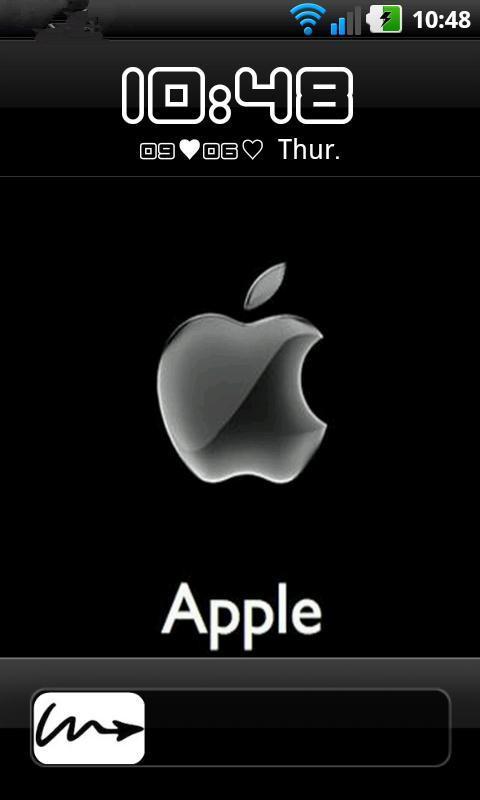 安卓市场 软件 壁纸主题 hd苹果特效锁屏  hd苹果特效锁屏 应用介绍