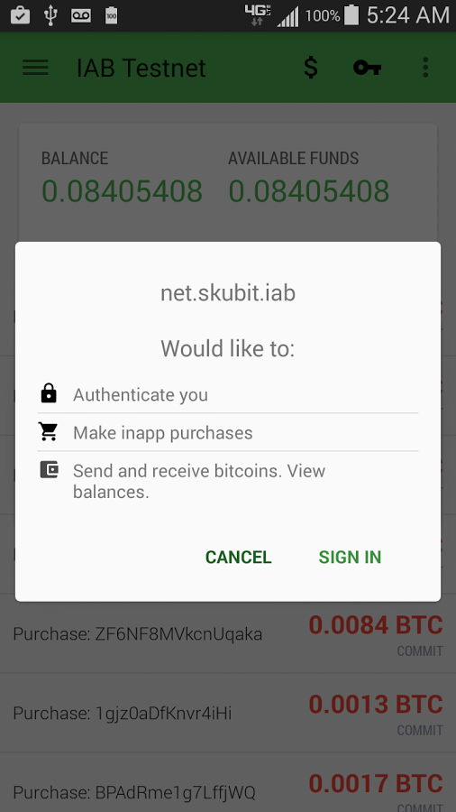 Skubit IAB (Testnet)截图2