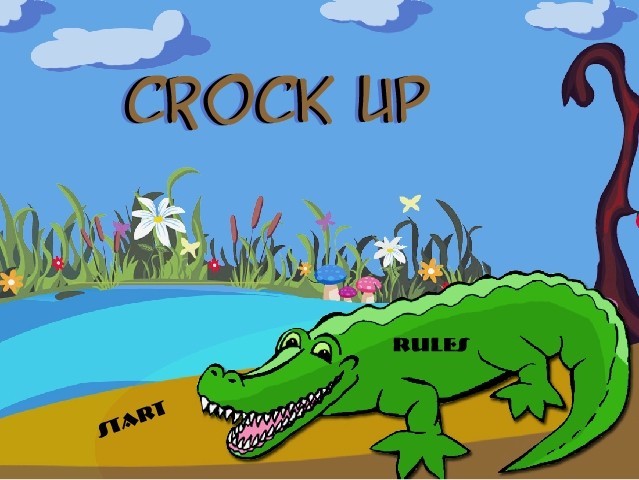 鳄鱼简笔画彩色