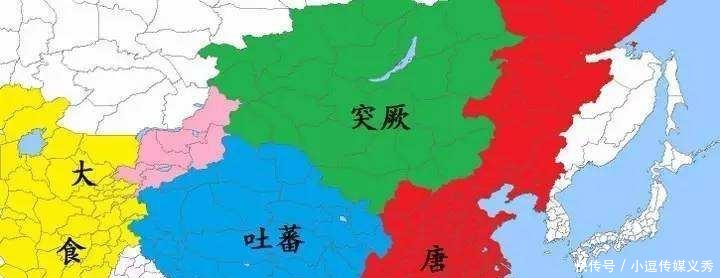 看各个时期的唐朝地图, 最大时比清朝还大